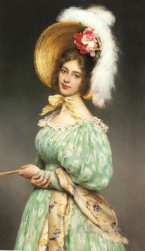  Eugene Oil Painting - Musette lady Eugene de Blaas